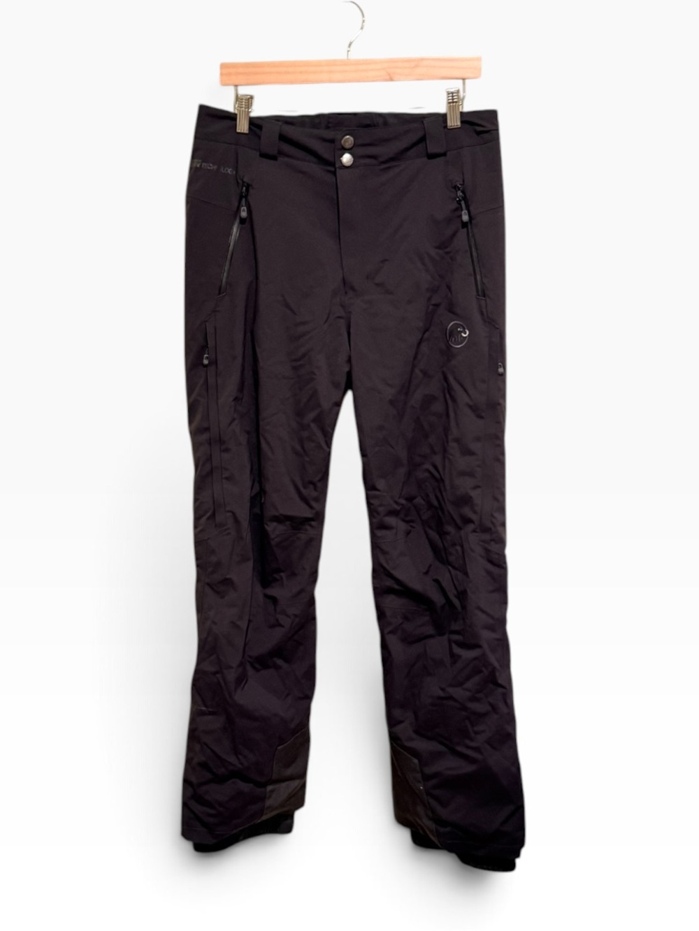 Mammut Stoney HS Black Insulated Ski Snow Pants Men's US 32 (EU 48)